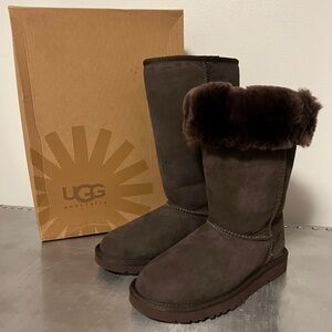UGG Australia Kids Classic Tall Chocolate Boots